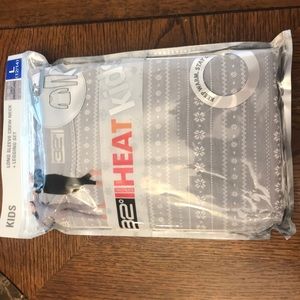 Kids grey snowflake long sleeve crew neck+leggings